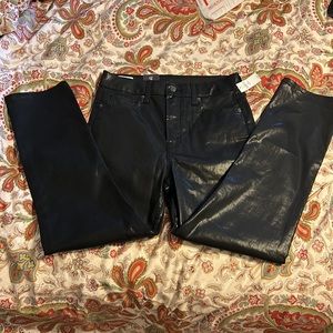 🆕 GAP Vintage Slim High Waisted Coated Jeans Black